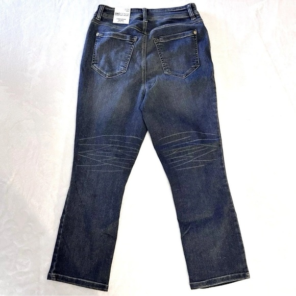 INC Denim Mid Rise Skinny Crop Jeans 2/26 Light Indigo Faded Wash NWT - Picture 2 of 15